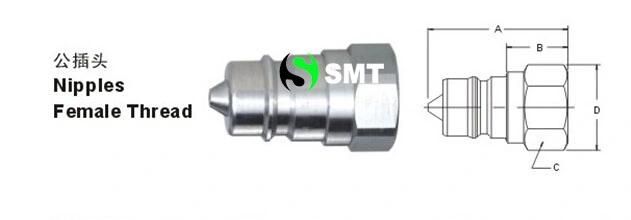 Kzess Series Hydraulic Quick Couplings (Stainless Steel)