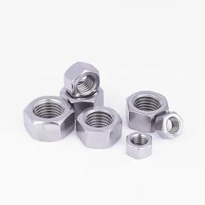 High-Strength Fasteners Stainless Steel Nuts 304 M3-M30 Series Coarse-Threaded Hexagonal Screw Nuts