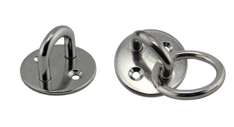 Hot Sale Stainless Steel Round Pad Eye Plate with Ring for Riggings
