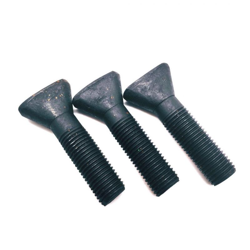 China Non-Standard Grade 8 Black Coating T Shaped Bolt