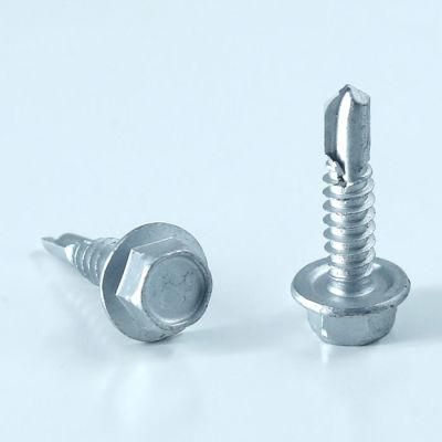 Galvanized Hex Self Drilling Screws Roofing Plating Color Hexagon Self Drilling Screw for Wood