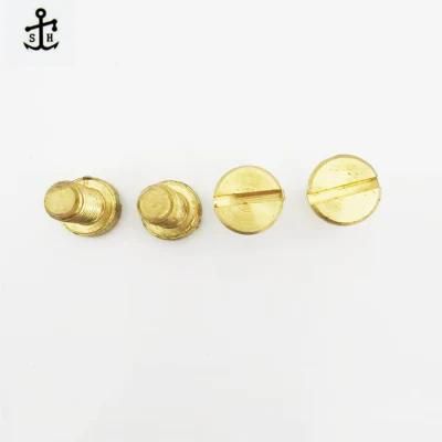 DIN84 DIN84 Brass Alloy Copper Slotted Cheese Head Machine Screw Made in China
