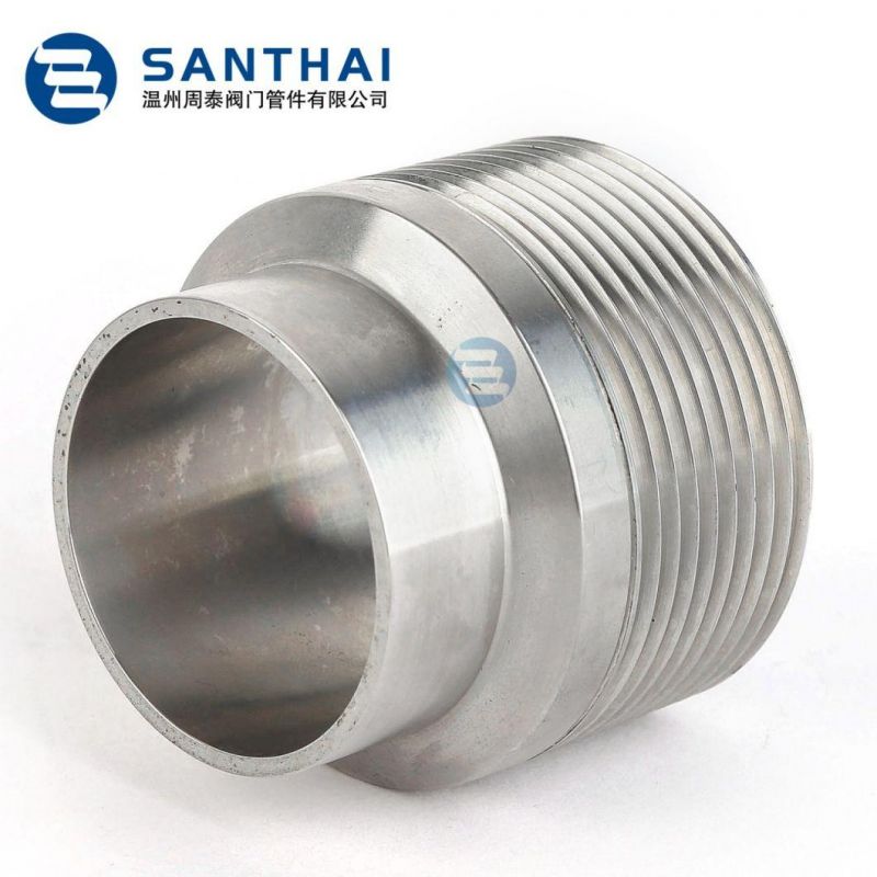 Non- Standard Sanitary Stainless Steel SS304 SS316L Clamp Male Adapter with Good Price