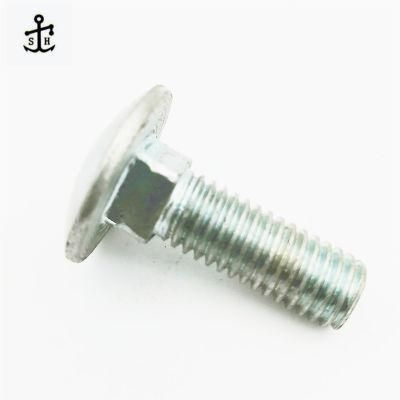 Steel Galvanize Fasteners DIN 603 Zinc Coating Cup Head Square Neck Bolts Made in China