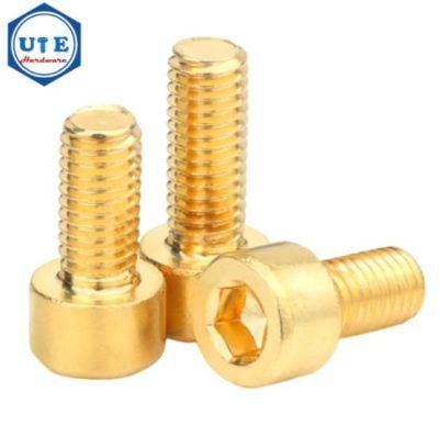 Brass H62 Hex Socket Head Cap Screw DIN912 Allen Bolt