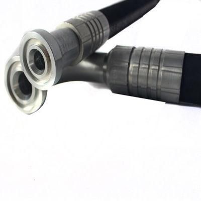 Tube Steel Metric Thread Fitting 90 Degrees Female Flat Seat