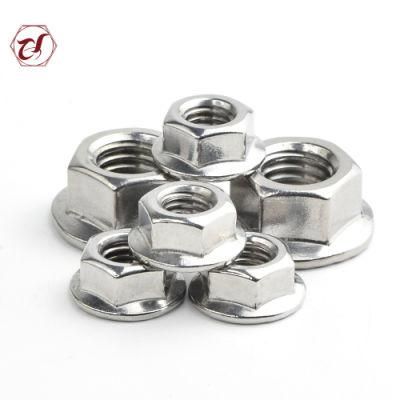 Hexagon Head with Stainless Steel 304 Hex Serrated Flange Nut/DIN6923 Flange Nut