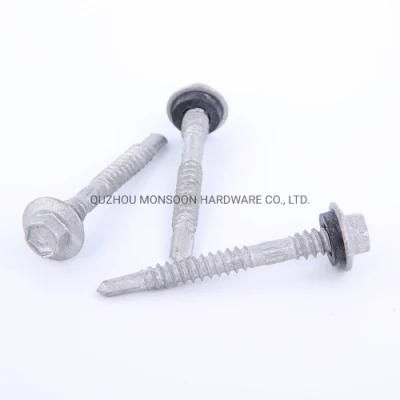 Hex Flange Washer Head Self Drilling Screw with EPDM Washer