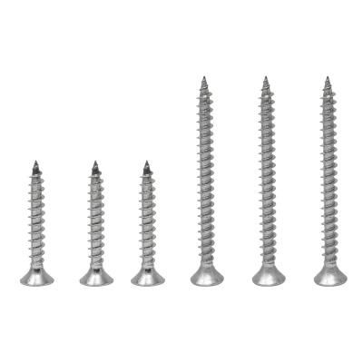 Made in China Carbon Steel Chipboard Screws Flat Head