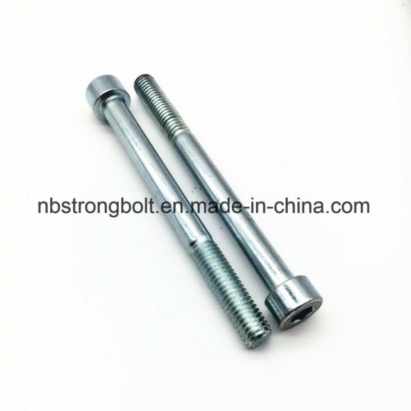 Hexagon Head Cap Screw DIN912 Class 8.8 with White Zinc Plated Cr3+