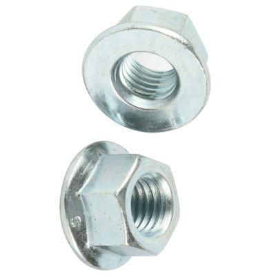 Carbon Steel Hex Flange Nut DIN 6923