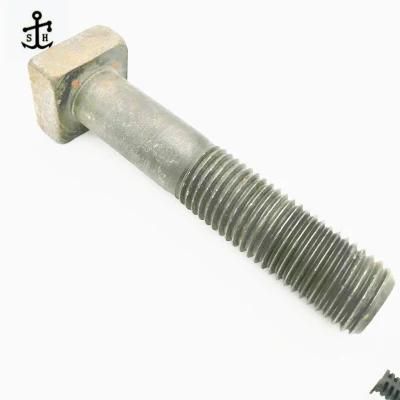 M30 DIN 21346 Alloy Steel Square Head Bolts for Shaft Guides Made in China