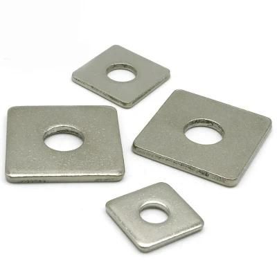 DIN 436 Stainless Steel Square Washer for Wood China Factory SS304 SS316 Washer Hot Selling A4-80 Square Washer