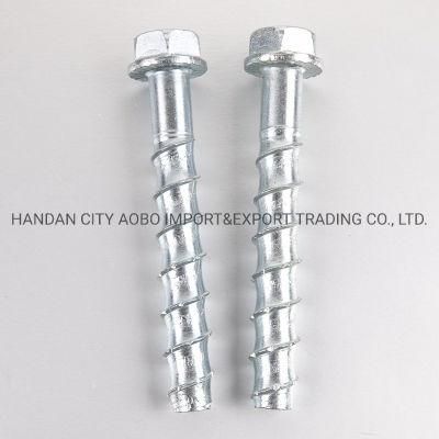 Zinc Plating and HDG Hex Head Concrete Screws with Reasonable Price and High Quality
