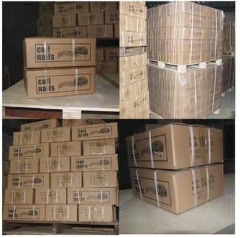 Wooden Pallet Polished Screw Shank Coil Nails