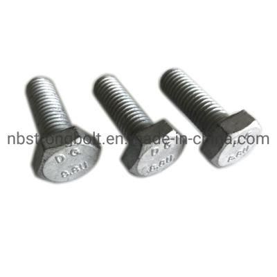 HDG ISO Fit Hex Bolt with 6.8u/8.8u/10.9u Head Mark