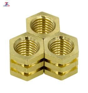 OEM High Precision Customized Made Brass Copper Bush Knurled Insert for Bearing Motor