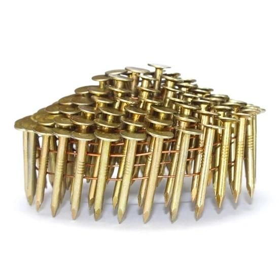 Electro Galvanized Smooth Shank Coil Roofing Nails