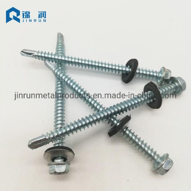 Hot Selling Screws Self Drilling Screws with Hex Washer Head Roofing Screws