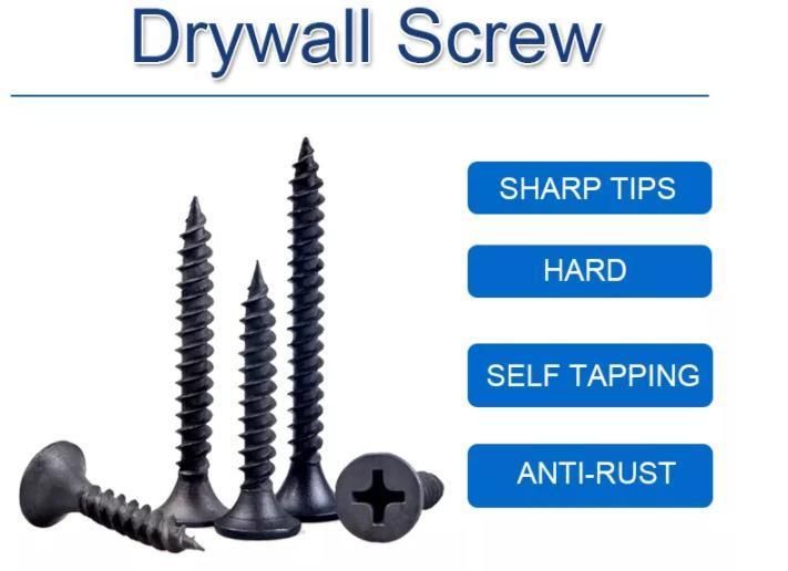 Dywall Screw for Attaching Drywall to Wood
