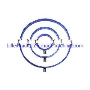 Stainless Steel 1/2 to 20inch Pipe Holder with Blue Rubber