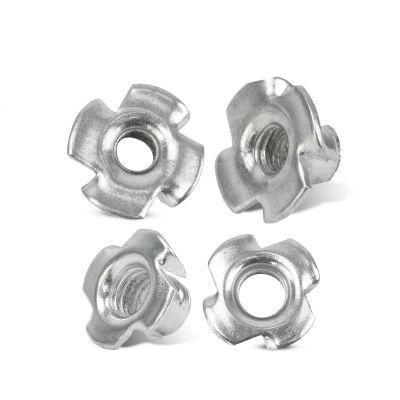 Color Zinc-Plated Four Claw Nut