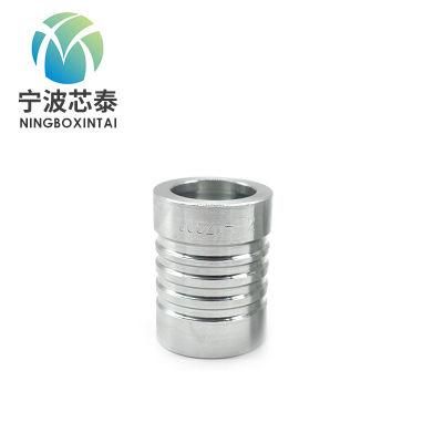00621 Galvanized Steel Sleeve Hydraulic Fitting Ferrule Hose Ultra-High Pressure Hydraulic Hose Fitting Interlock Hose Ferrule Price