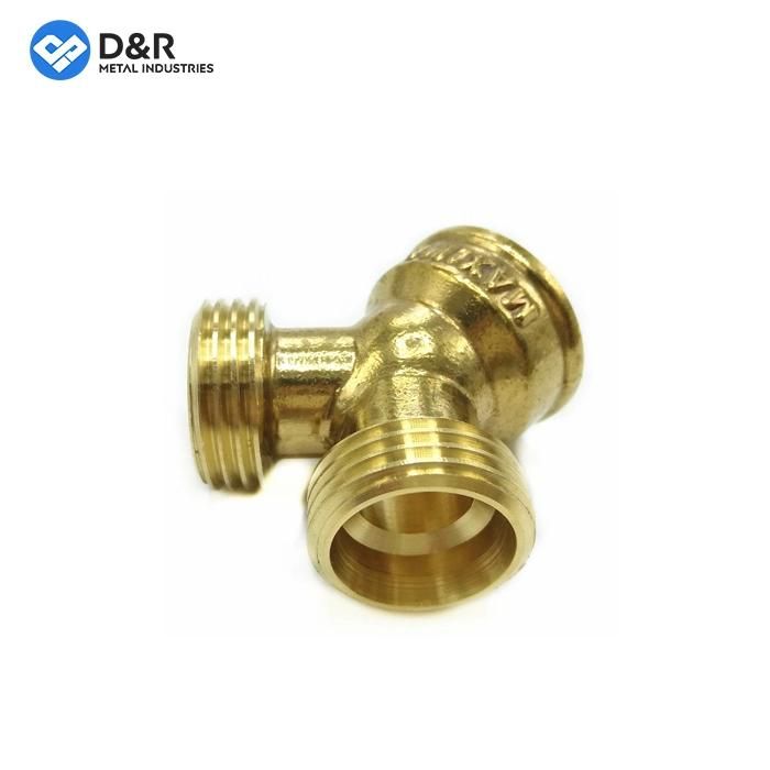 3 Ways Y Connector Geka Coupling Male and Female Fitting 3/4 Inch
