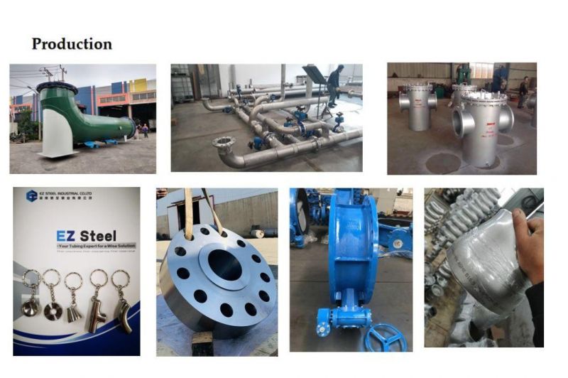A105 304 RF/ Forged Weld Neck Carbon Steel Stainless Steel Pipe Steel Flange