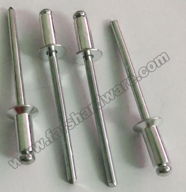 Aluminum Steel Open Type Counter Sunk Pop Rivet