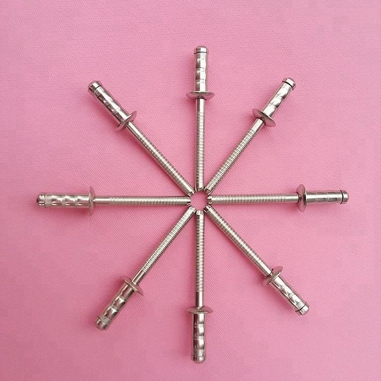 China Factory Manufacture Different Blind Rivet Open Dome Head Rivet and Flat Countersunk Head Aluminum Pop Blind Rivet