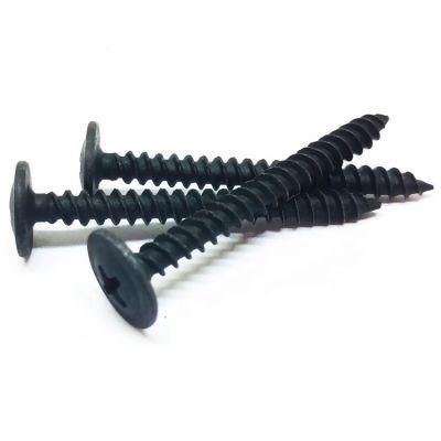High Quality Galvanized Black Phosphate Gypsum Drywall Furniture Countersunk Csk Truss Head Galvanized Hex Head Flange Hexagon Wood Screw