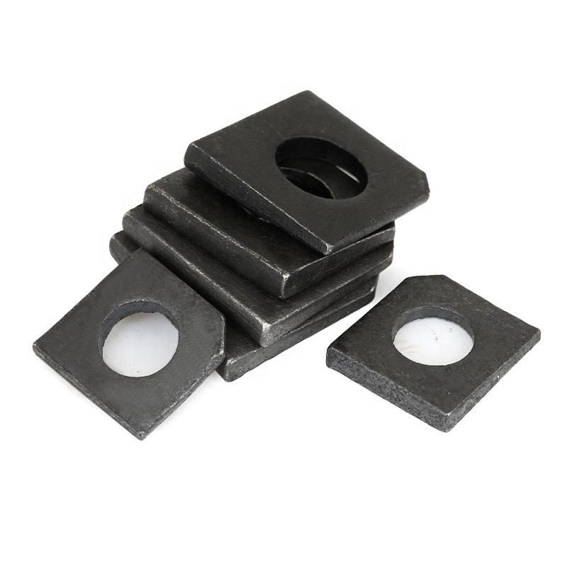 M8 - M36 Steel Black Oxide GB853 Square Taper Washers for Slot Section