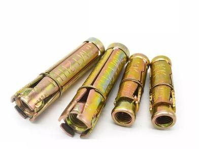 Heavy Duty Steel Materials 4PCS Fix Bolts Only Shild with Hex Nut Anchor Bolt M6 M8 M10 M12 M14 M16 M20