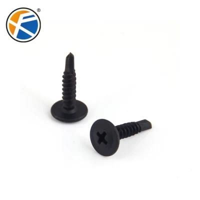 Phillips (Crossed) / Drive Galvanised Black Self Drilling Screw for Hardware Accessories