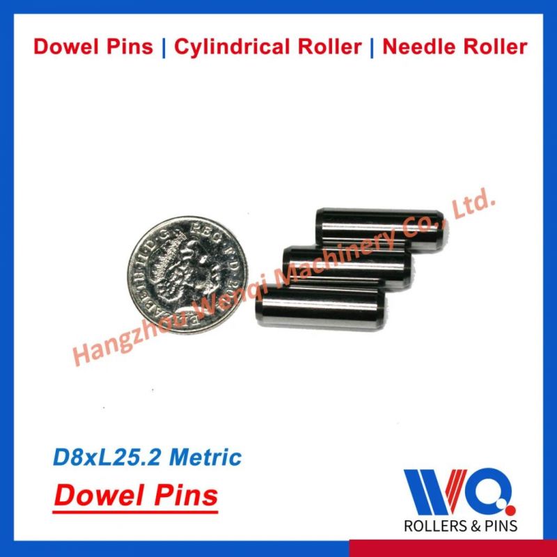 Parallel Dowel Pin with One Chamfer and One Groove