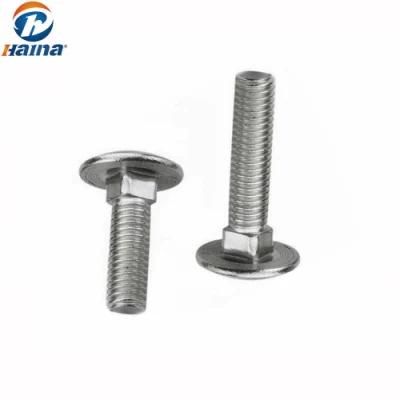 Stainless Steel DIN603 Mushroom Head Square Neck Auto Bolt