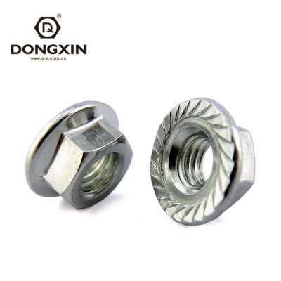 M4-M30 DIN6923 Stainless Steel 304 Hex Nut with Flange