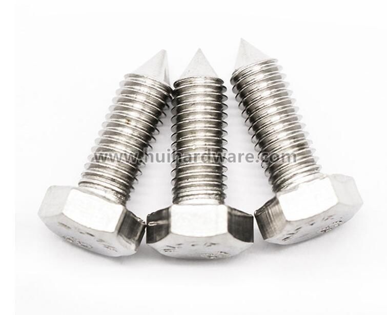 304 DIN933 Hex Bolts Hex Wood Screw