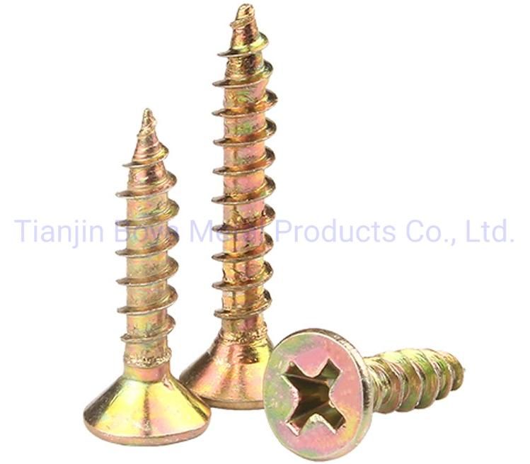 China Carbon Bulk and Box Package Pozi/Square/Phillip Drive Chipboard Screw