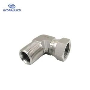 Stainless Steel Male NPT X Female Npsm Swivel 90 Elbow Hose Adapters