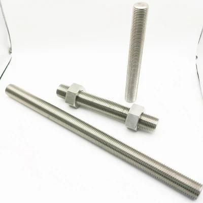 ASTM A193 B7 B8 B8m DIN975 DIN976 Stainless Steel High Tension Threaded Bar Tie Rod Building Rod Stud Bolt