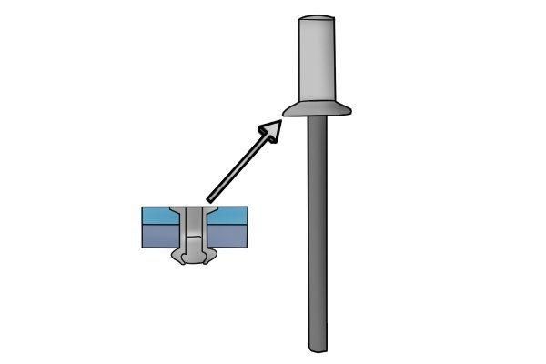Aluminum Pop Blind Rivet with Large Flange Rivet