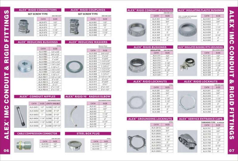 Rigid Locknuts Steel From 1/2" to 4"