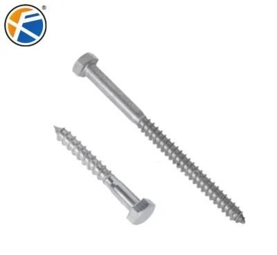 High Quality DIN571 Hex Head Wood Screw