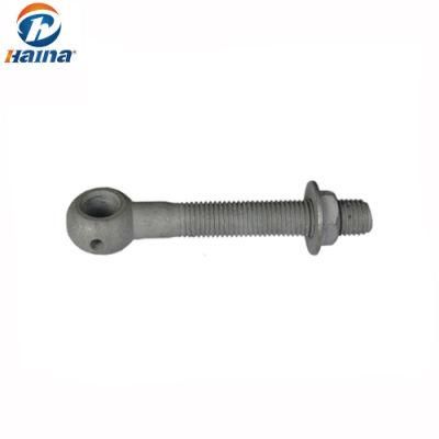 High Quality Carbon Steel Grade 8.8 HDG Eye Bolts and Nuts