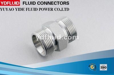 China Metric Male Straight Hydraulic Adapter