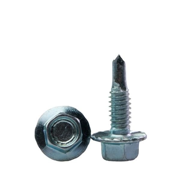Hex Flange Head Self Drilling Screw with Serrated
