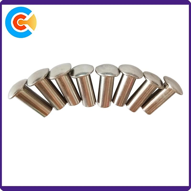 M6X18 Stainless Steel Mushroom Head Semi-Tubular Rivets