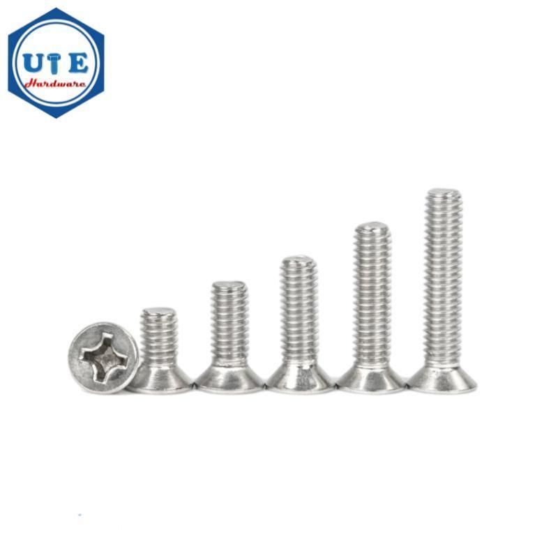 SS304 Stainless Steel Phillips Countersunk Head Machine Screw DIN965